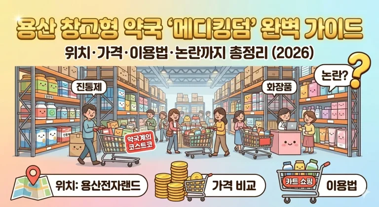 용산 창고형 약국