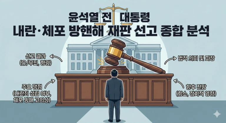 윤석렬 내란 재판 선고