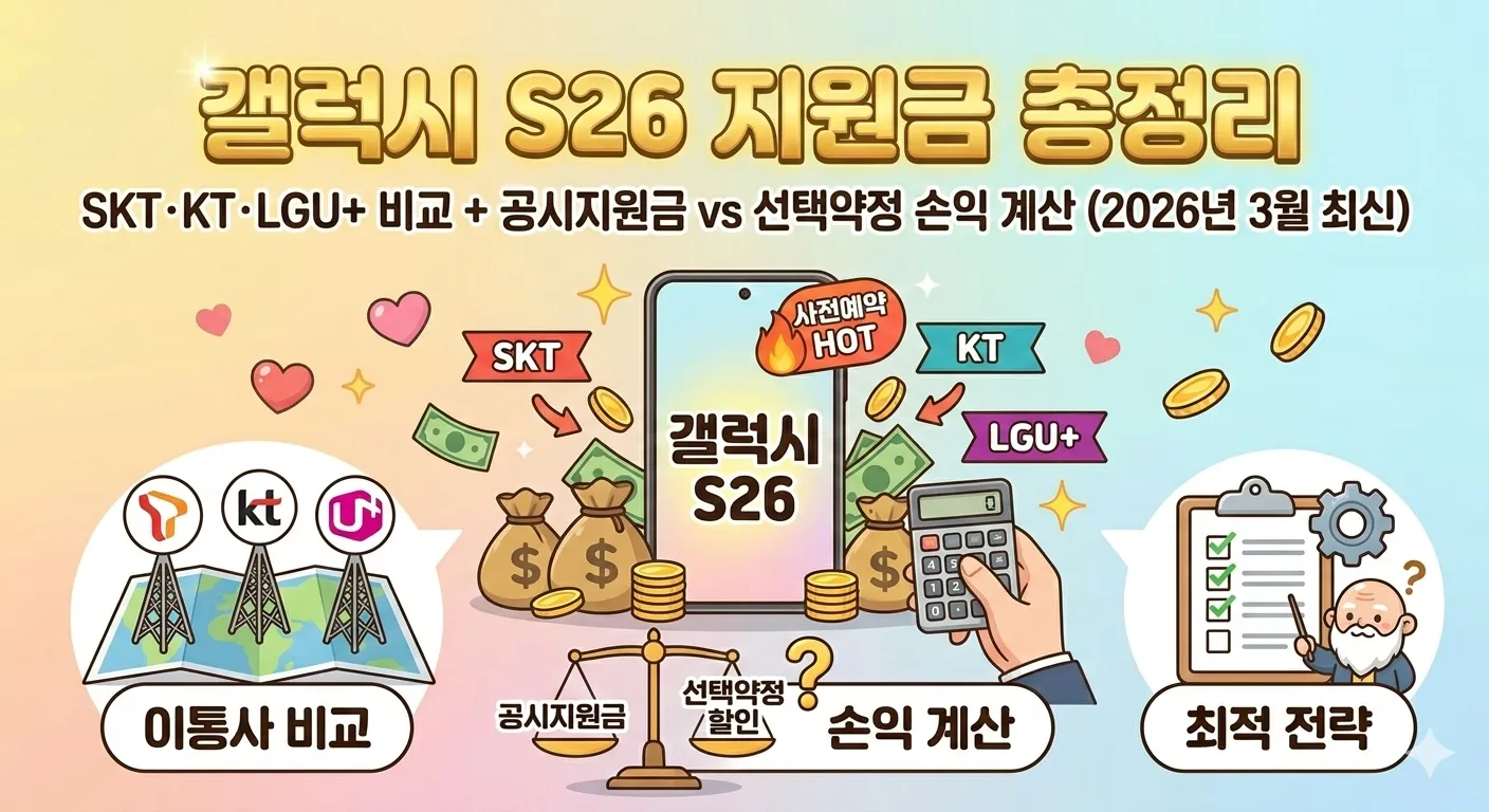 갤럭시 s26 지원금