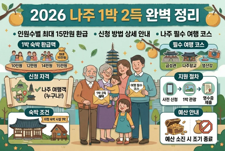 나주 1박 2득
