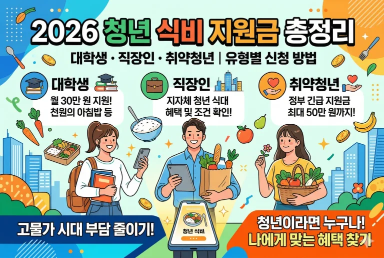 2026 청년 식비지원금