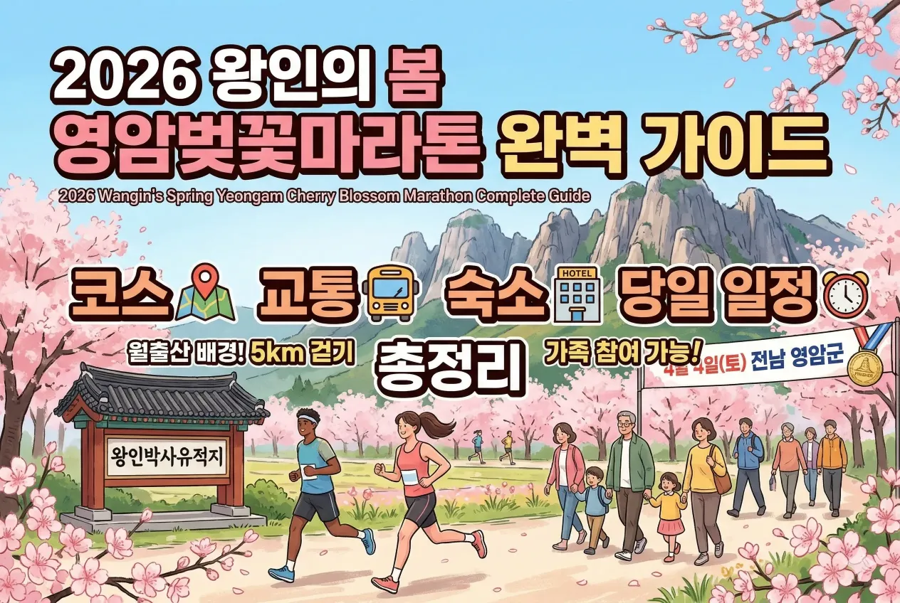 2026 왕인의 봄 영암벚꽃마라톤