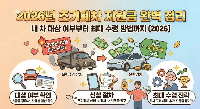 2026 조기폐차 지원금