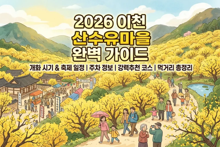 2026 이천 산수유마을