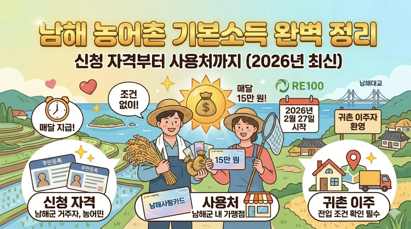 남해 농어촌 기본소득