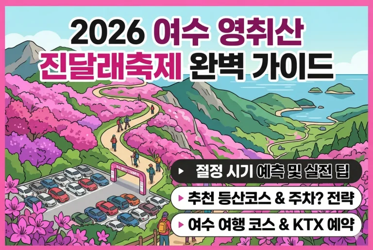 여수 영취산 진달래축제